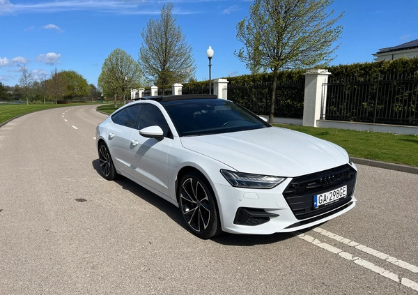 Audi A7 cena 244500 przebieg: 104000, rok produkcji 2019 z Gdynia małe 436